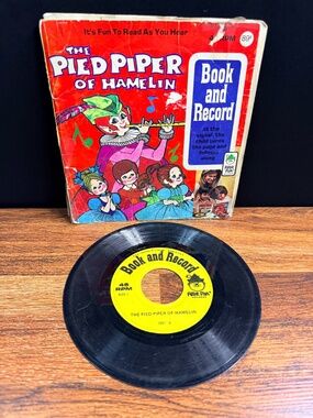 1971 PETER PAN RECORDS "The Pied Piper" Book & Record